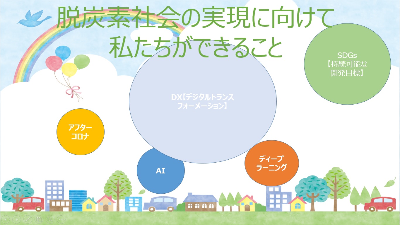 脱炭素社会の実現に向けて私達ができること